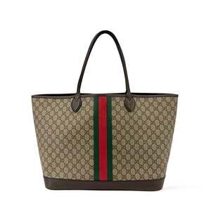 Gucci Ophidia Gg Medium Tote Bag Brown #352129F72B